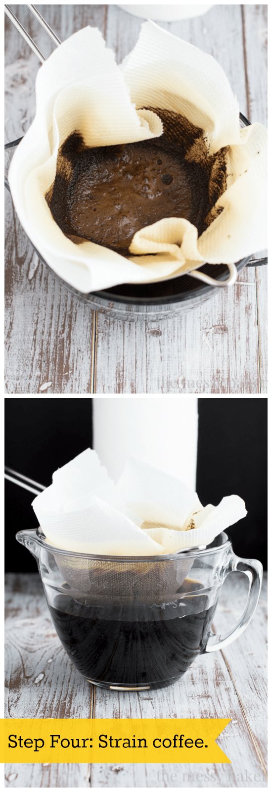 Cold Brewed Coffee Tutorial | www.themessybakerblog.com
