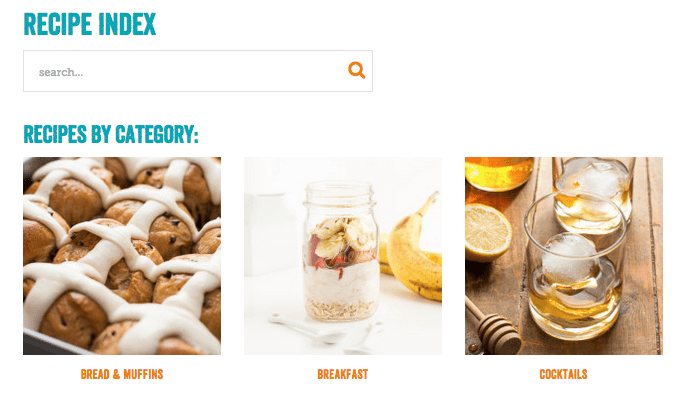 Egarmi Recipe Index