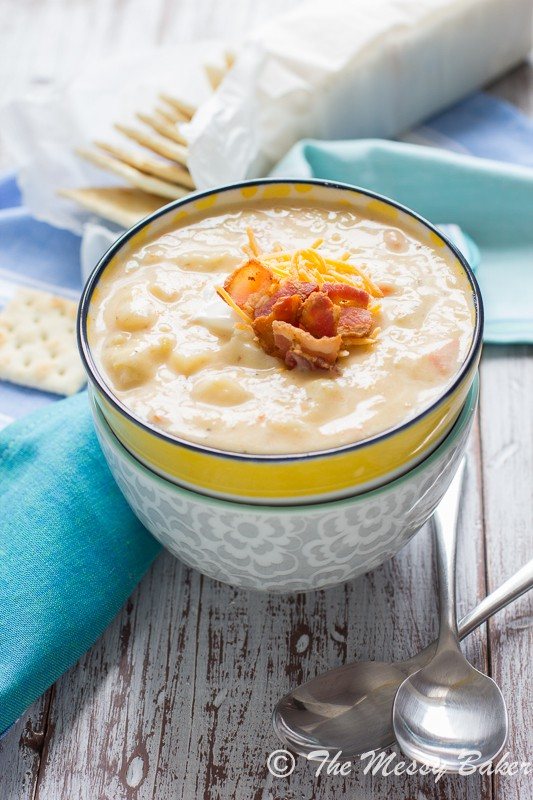 Loaded Potato Soup from www.themessybakerblog.com