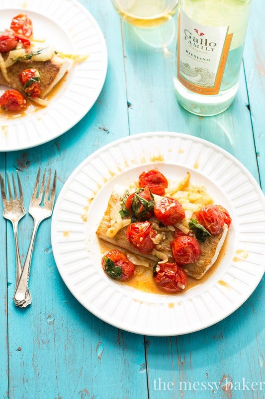 Mahi Mahi with Roasted Tomatoes and Fennel