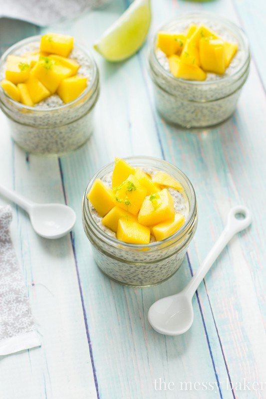 Mango Chia Seed Pudding {Gluten-Free}