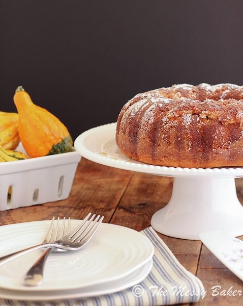 Maple Pecan Bundt Cake