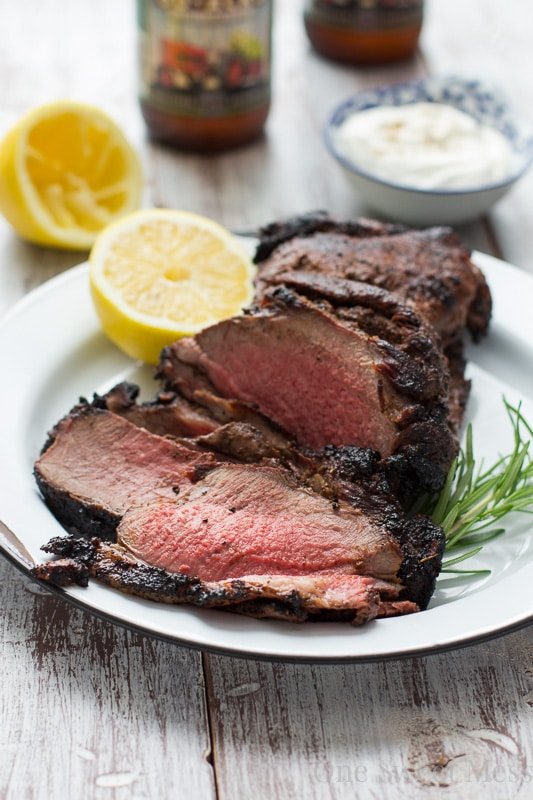 Mediterranean Grilled Lamb with Pale Ale Glaze