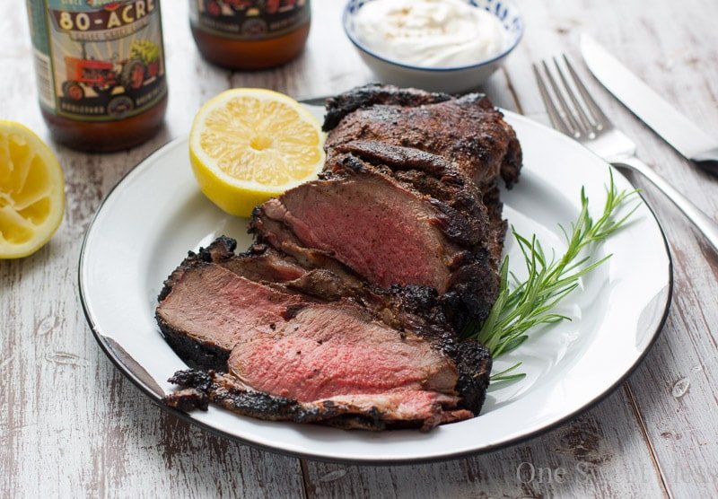 Mediterranean Grilled Lamb with Pale Ale Glaze