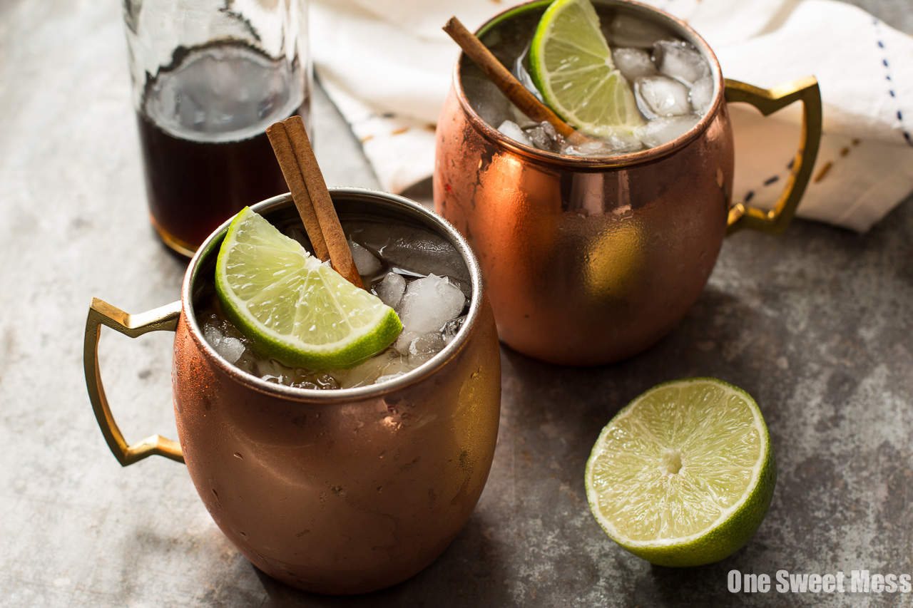 The Mid-Winter Mule: This bourbon-infused cocktail combines fruity Pimm's No.1, ginger beer, and homemade cinnamon simple syrup.