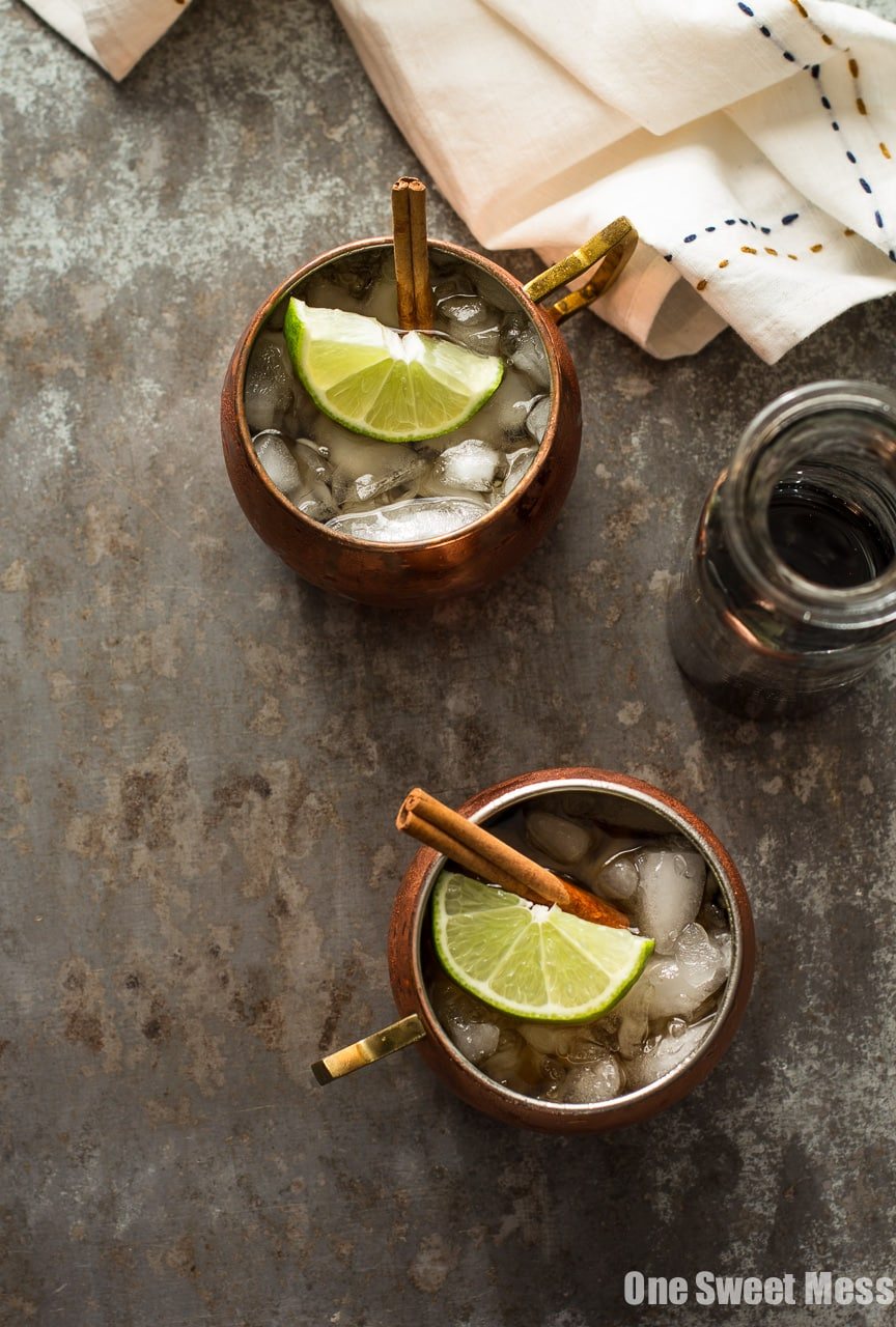 The Mid-Winter Mule: This bourbon-infused cocktail combines fruity Pimm's No.1, ginger beer, and homemade cinnamon simple syrup.