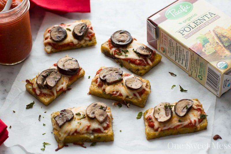 Mini Polenta Pizza Bites