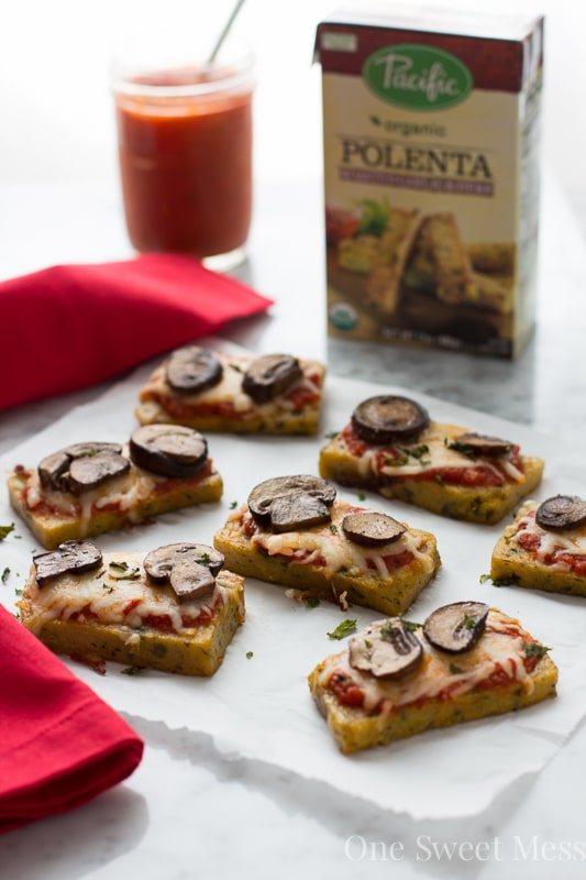 Mini Polenta Pizza Bites
