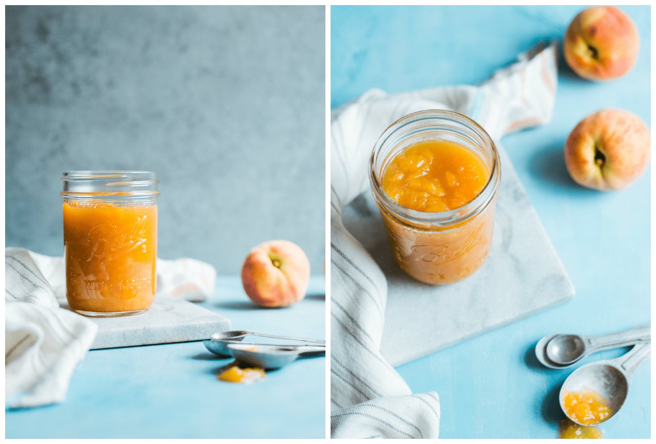 Peach Bourbon Compote