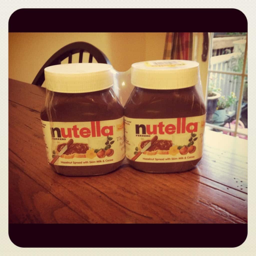Nutella Almond Bars