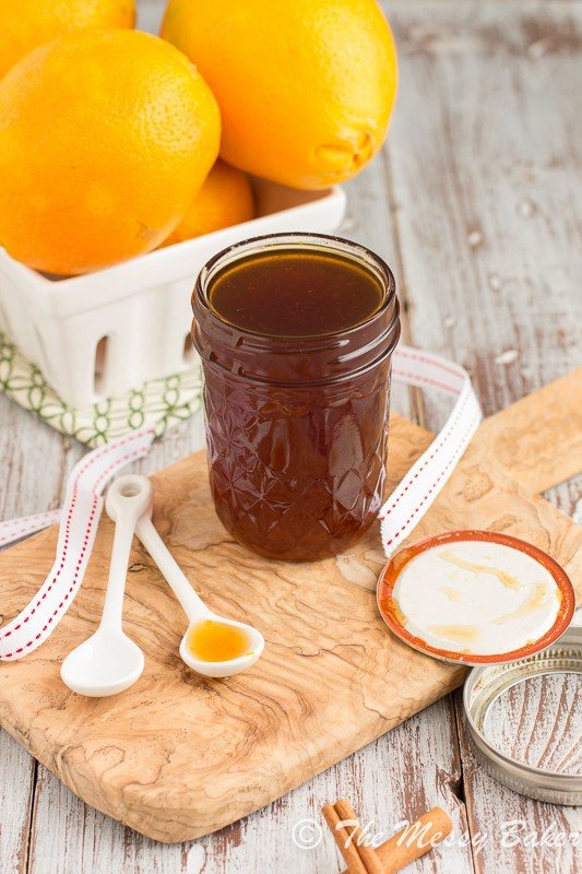 Orange Maple Syrup from www.themessybakerblog.com