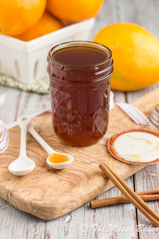 Orange Maple Syrup from www.themessybakerblog.com