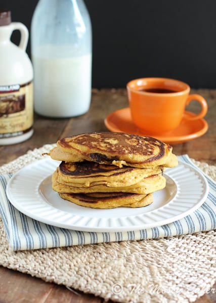 Orange Pumpkin Pancakes