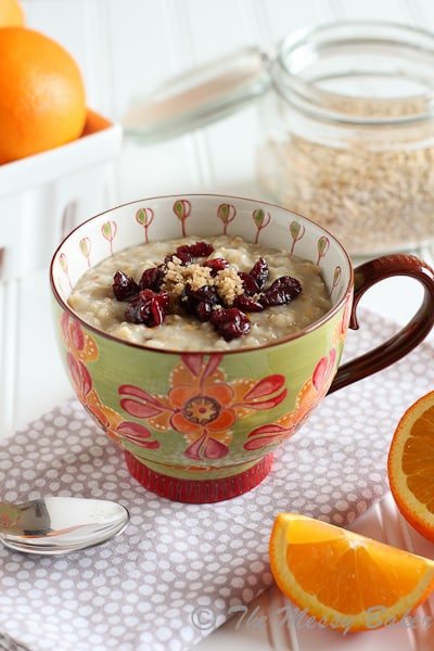Orange Scented Steel Cut Oats