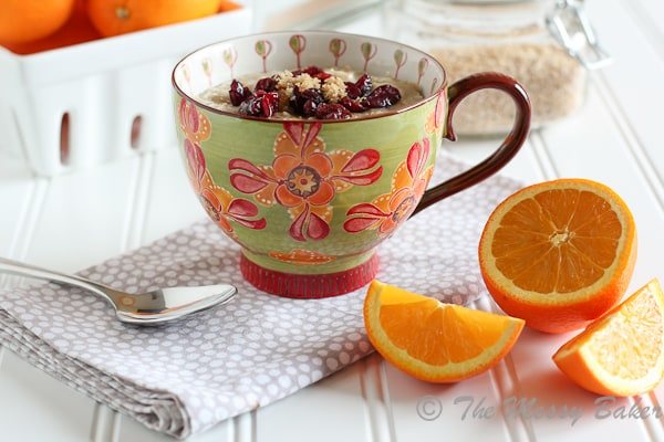 Orange Scented Steel-Cut Oats {www.themessybakerblog.com}-6137