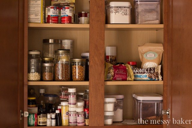 Pantry Oranization with Oxo POP Containers & The Container Store | www.themessybakerblog.com