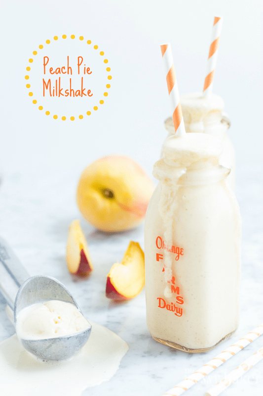 Peach Pie Milkshake