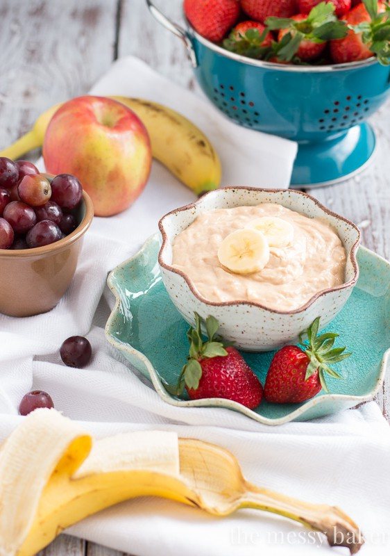 Peanut Butter Banana Dip {Healthy}