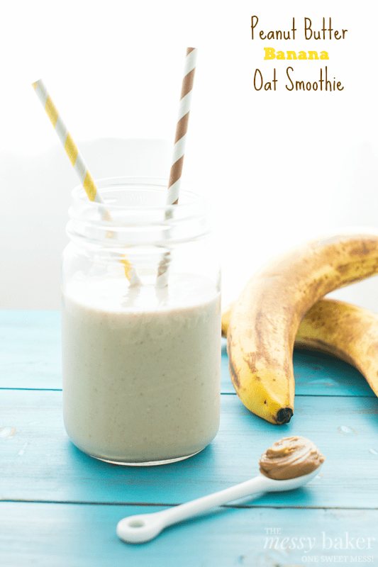 Peanut Butter Banana Oat Smoothie