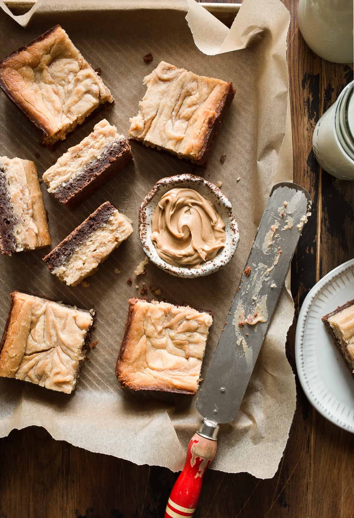 Peanut Butter Cheesecake Brownies {Gluten-Free}