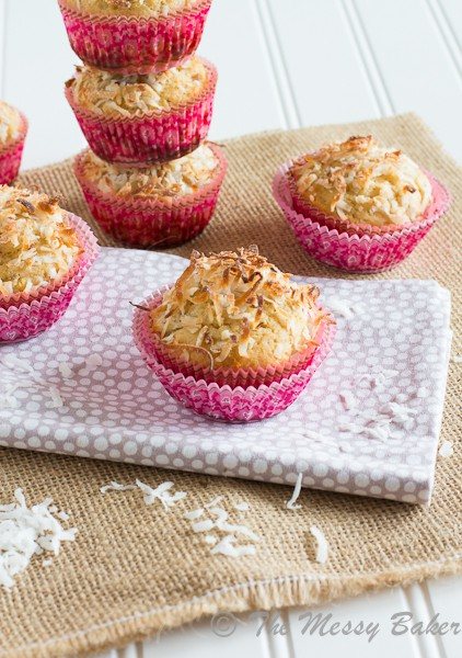Healthy Pina Colada Muffins