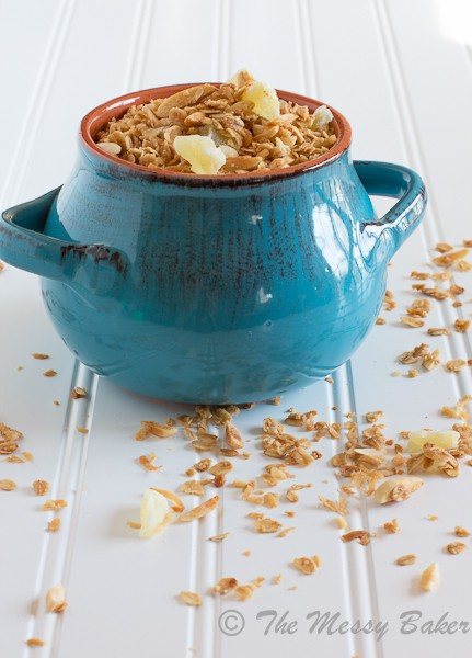 Pina Colada Granola | www.themessybakerblog.com-6744