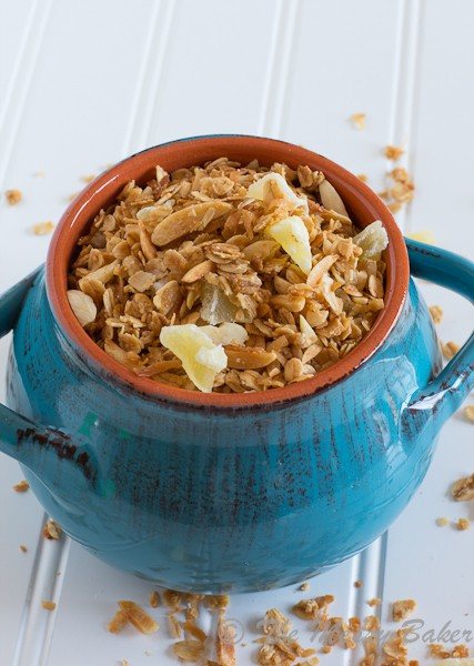 Pina Colada Granola | www.themessybakerblog.com-6739