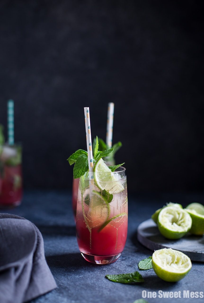 Pineapple Cranberry Mojito