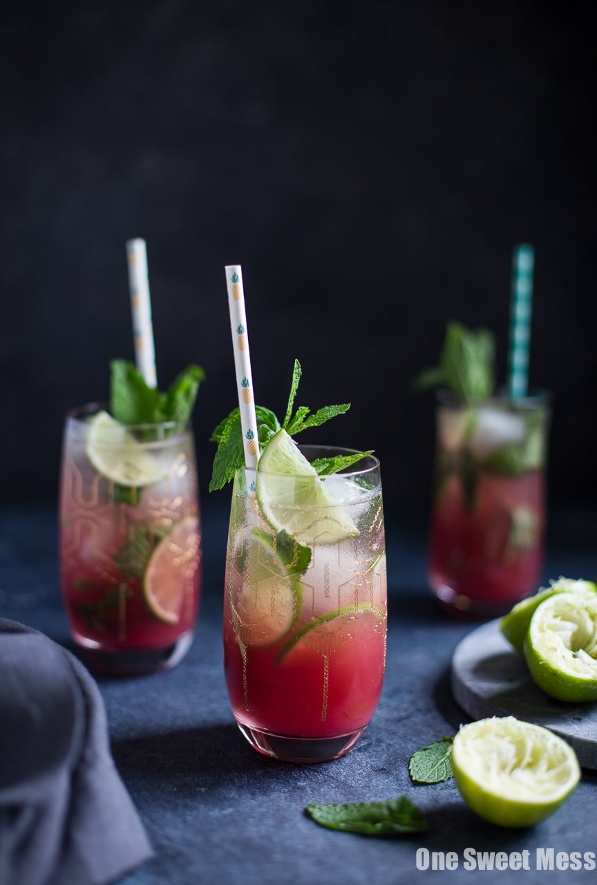 Pineapple Cranberry Mojito