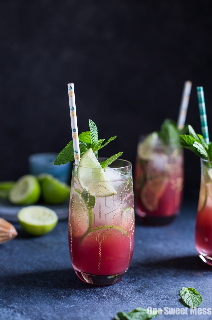 Pineapple Cranberry Mojito