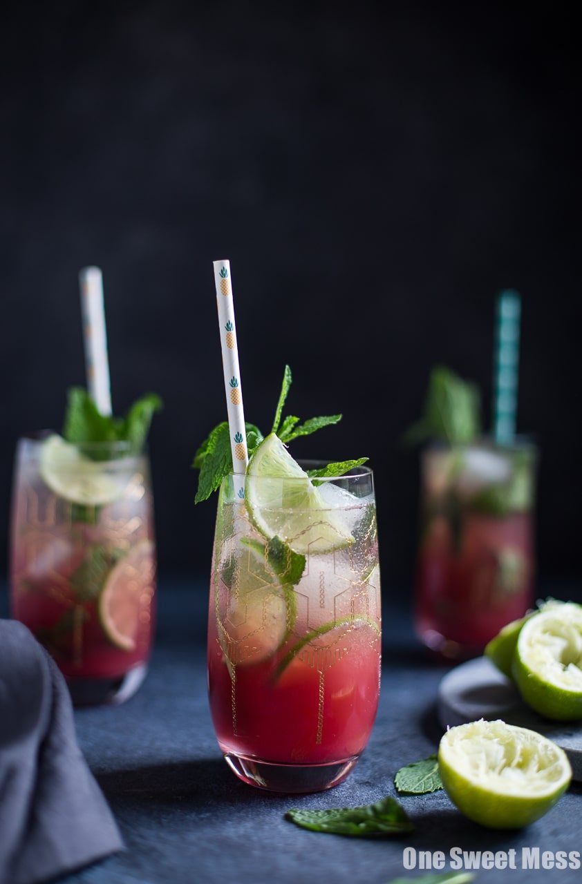 Pineapple Cranberry Mojito