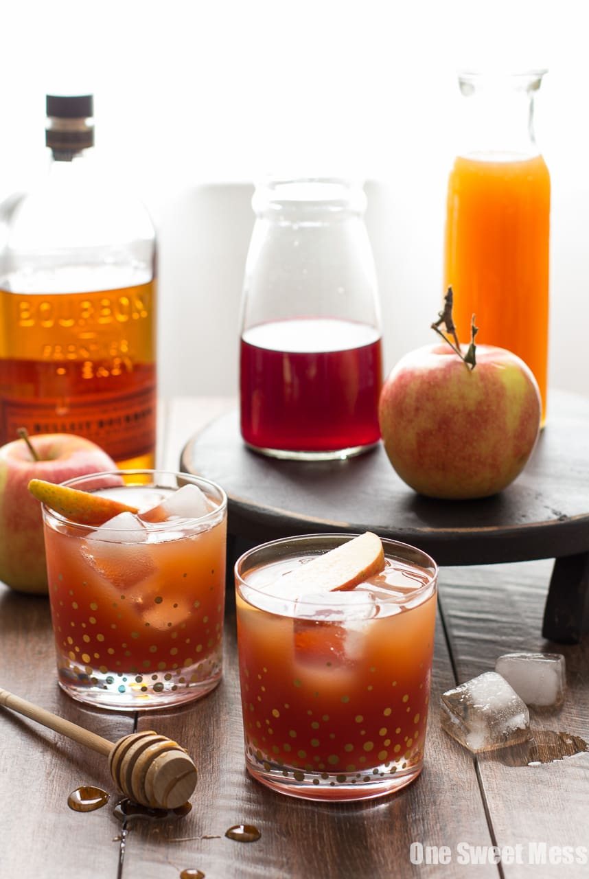 Pomegranate Cider Bourbon Splash