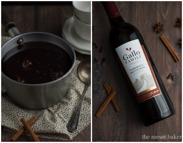 Pomegranate Mulled Wine | www.themessybakerblog.com