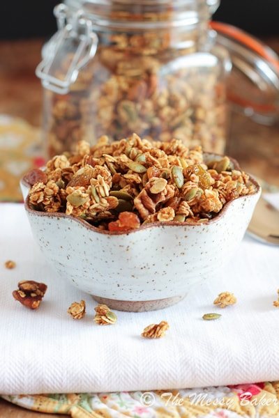 Pumpkin Apple Butter Granola