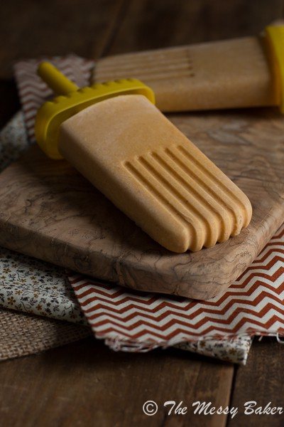 Pumpkin Cheesecake Popsicles (Skinny) | www.themessybakerblog.com-8310