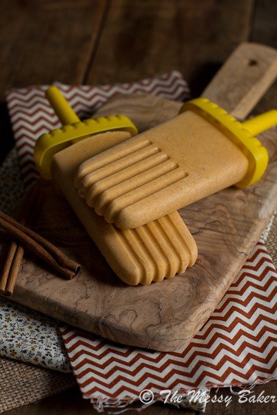 Pumpkin Cheesecake Popsicles