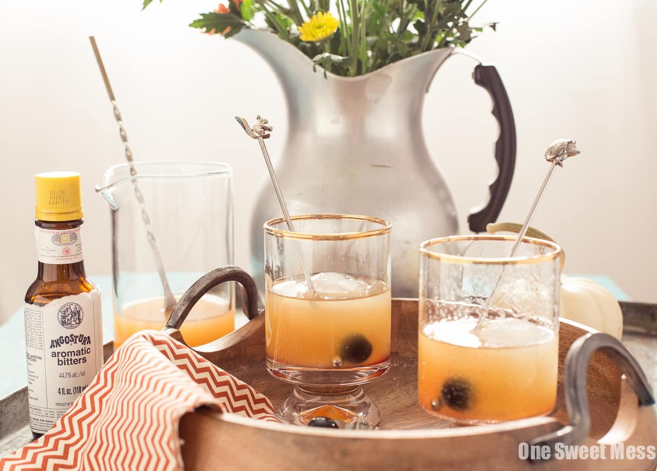 Pumpkin Spice Rum Old Fashioned