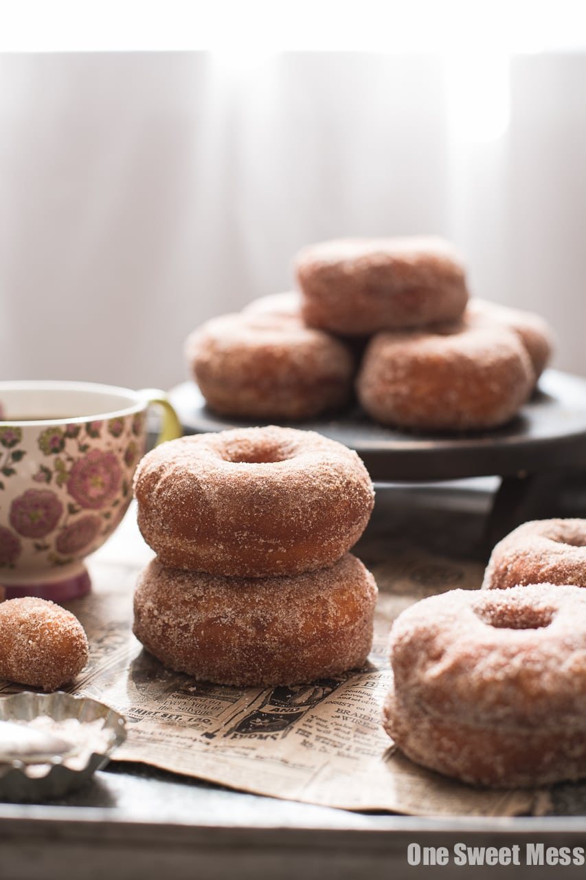 Pumpkin Spice Sugared Donuts