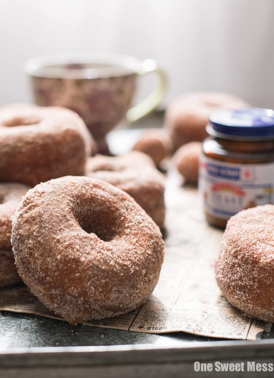 Pumpkin Spice Sugared Donuts