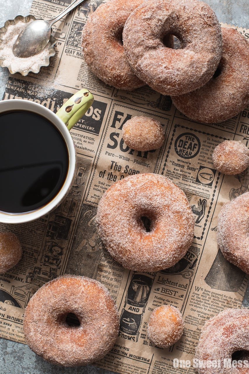 Pumpkin Spice Sugared Donuts