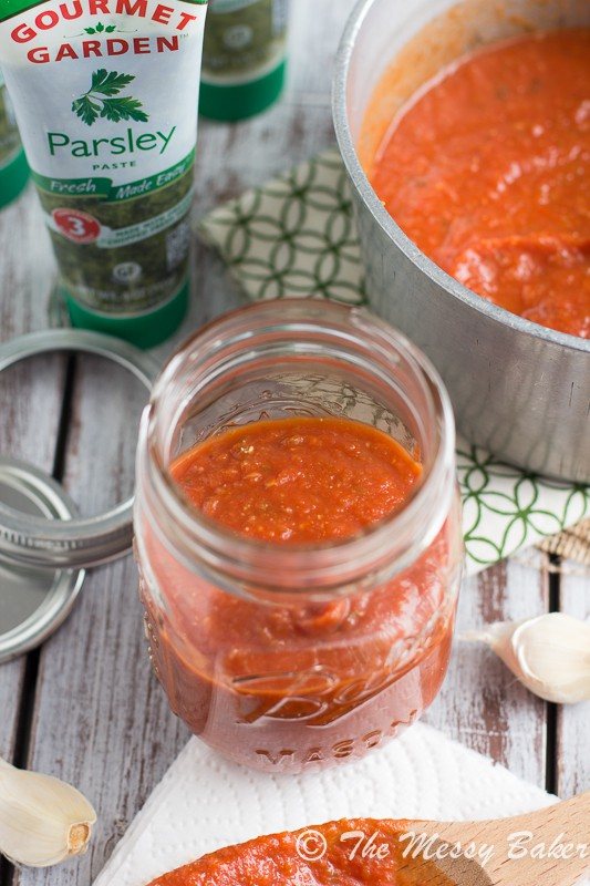 Quick Winter Marinara from www.themessybakerblog.com