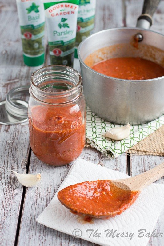 Quick Winter Marinara from www.themessybakerblog.com