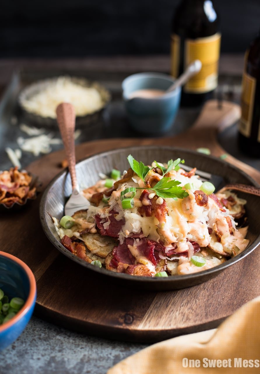 Reuben Irish Nachos