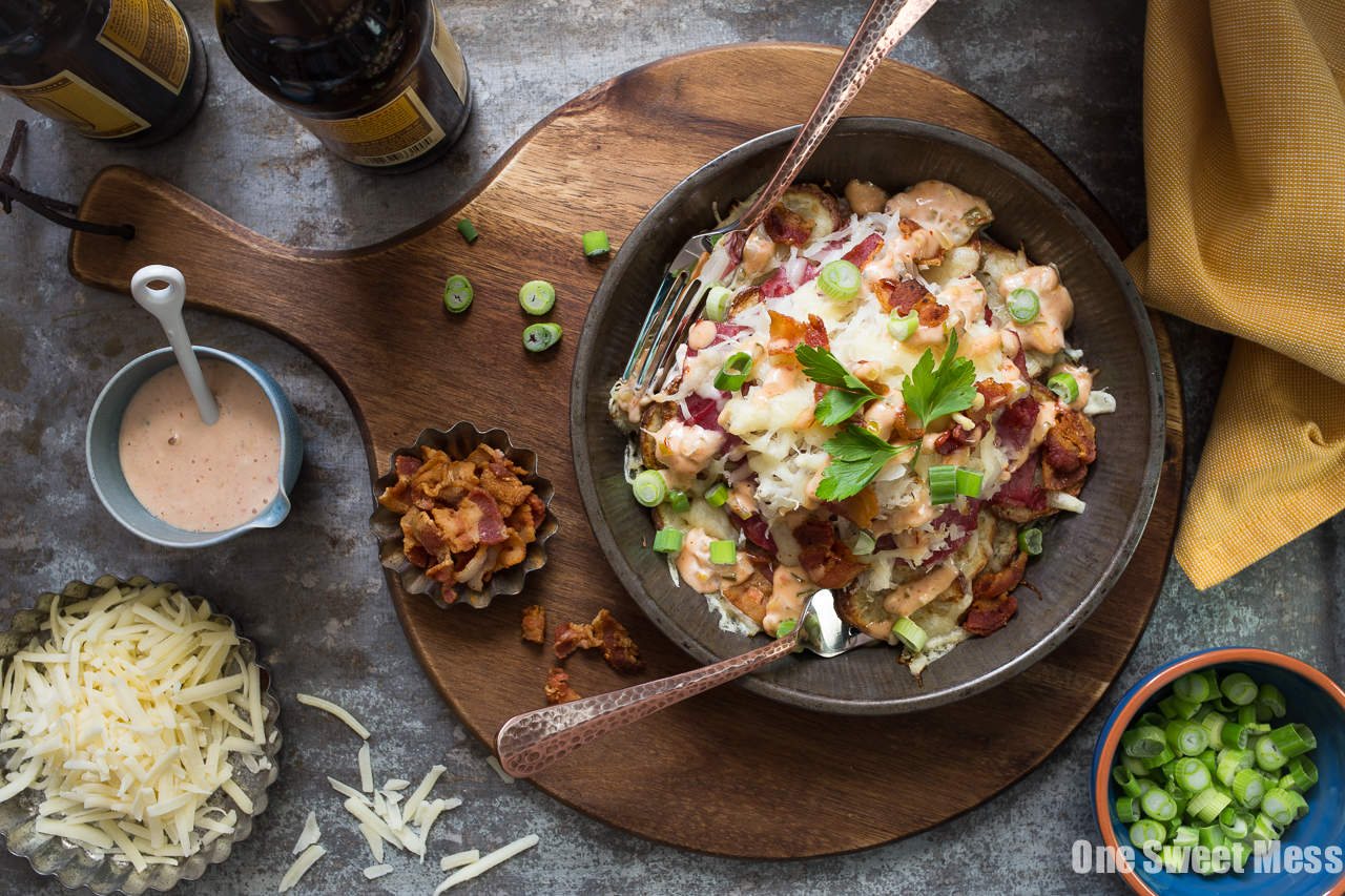 Reuben Irish Nachos