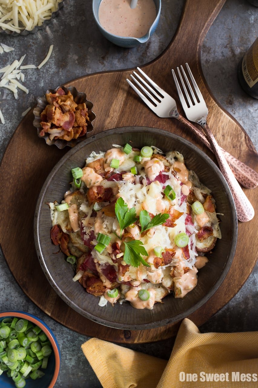 Reuben Irish Nachos