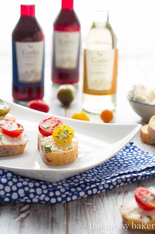 Ricotta Toasts with Tomatoes Recipe | www.themessybakerblog.com