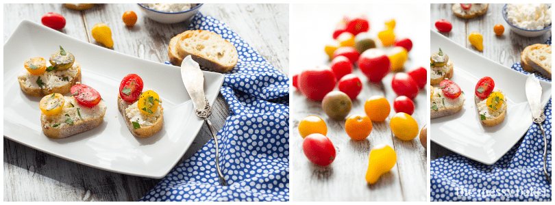 Ricotta Toasts with Tomatoes | www.themessybakerblog.com