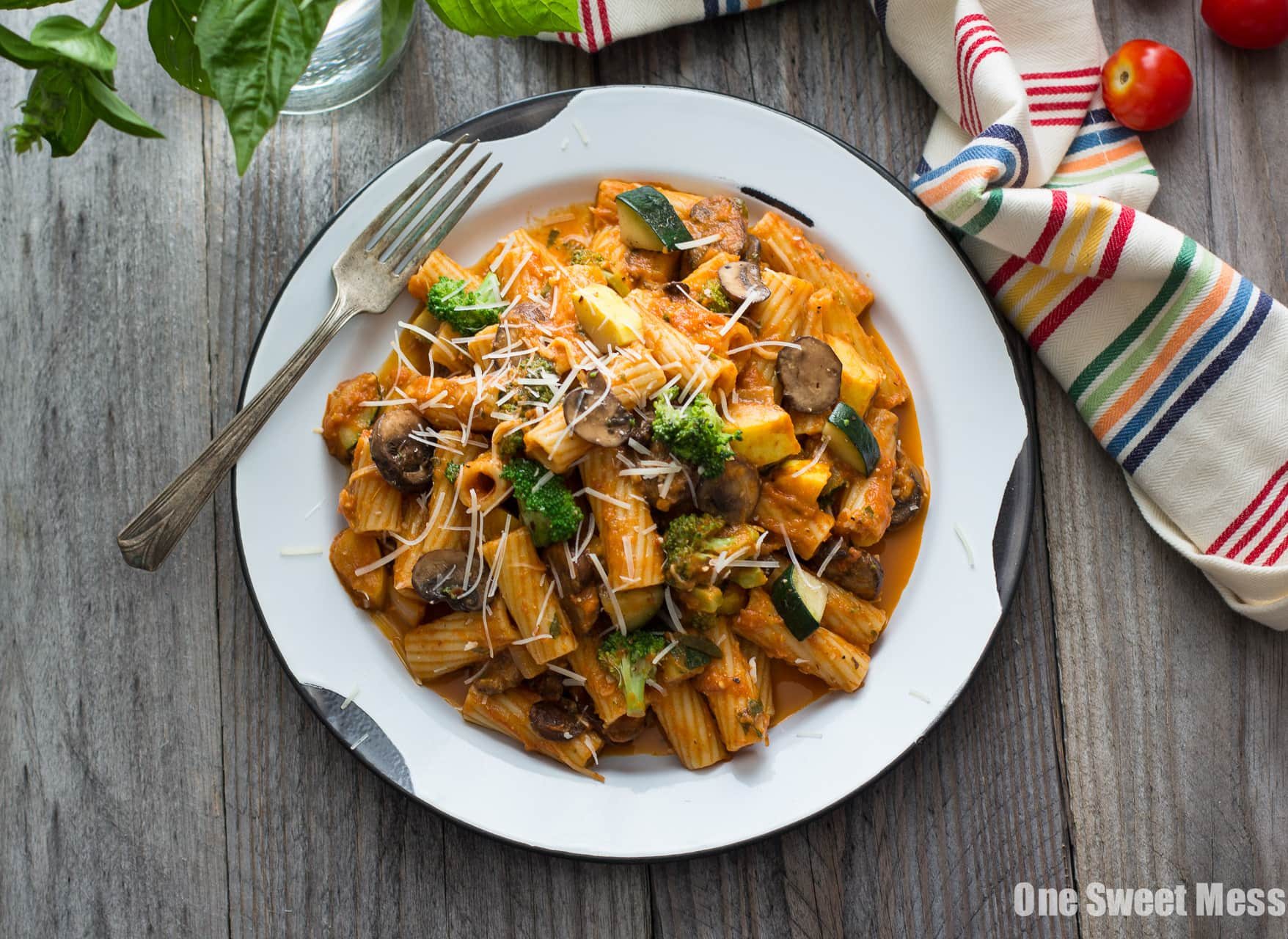 Roasted Marinara Pasta Primavera