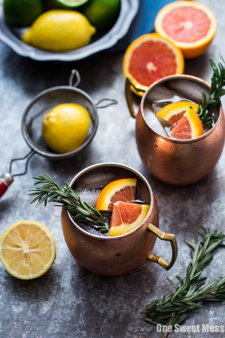 Thirsty Thursday: Rosemary Citrus Moscow Mule