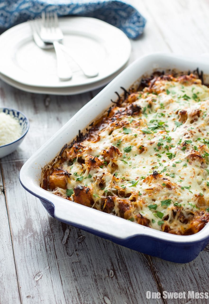 Sausage Pizza Au Gratin Potato Casserole